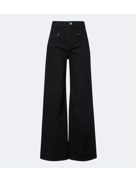 Blugi cu picior larg Isabel Marant negru