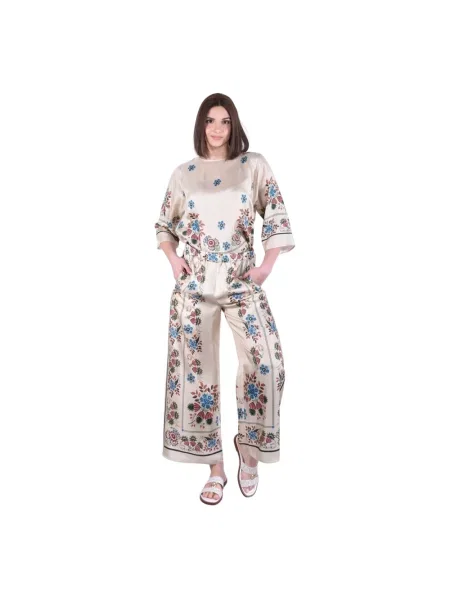 Kuloty Weekend Max Mara beżowe