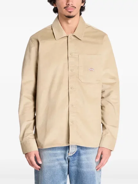 Košeľa Dickies hnedá