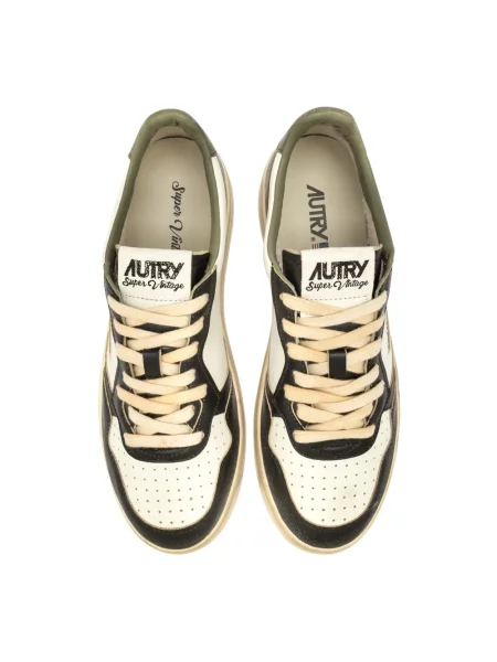 Sneakersy Autry retro białe