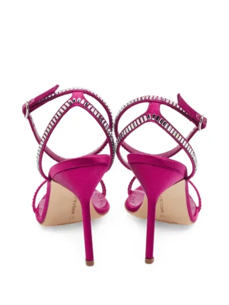 Sandale Manolo Blahnik cu bretele violet