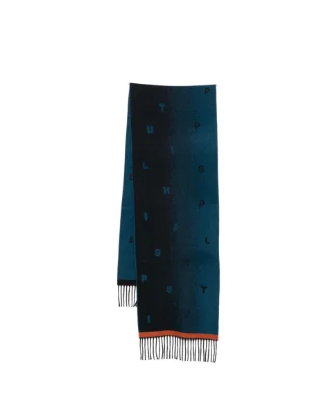 Szal Ps By Paul Smith z logo niebieska