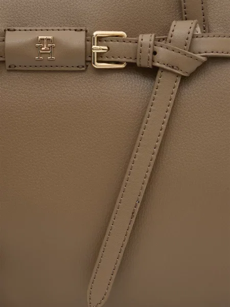 Сумка Tommy Hilfiger с пряжкой бежевая