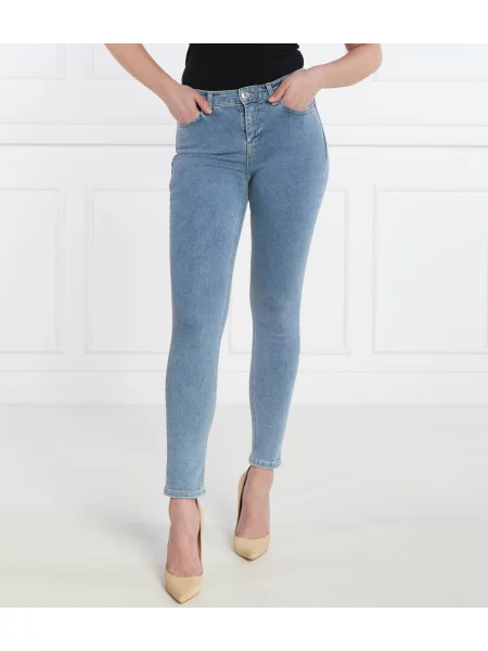 Tommy Jeans Blugi NORA | Skinny fit | mid waist albastru