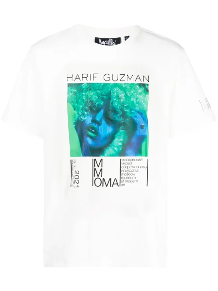 Tricou Haculla cu imagine alb