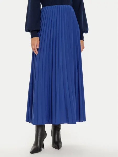 Plisirano krilo Vero Moda modra