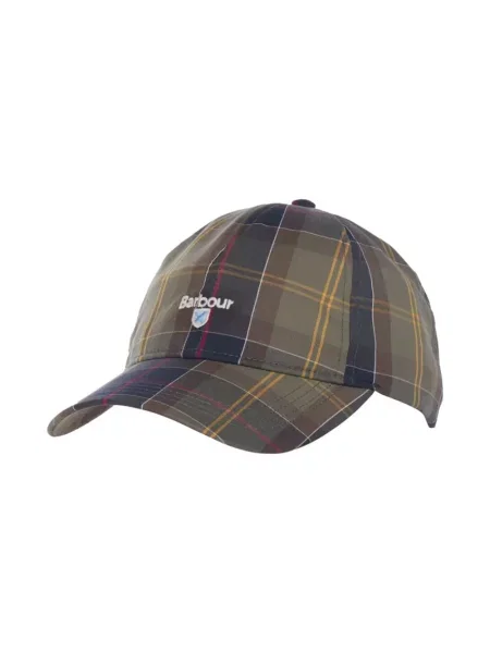 Czapka z daszkiem Barbour w kratę