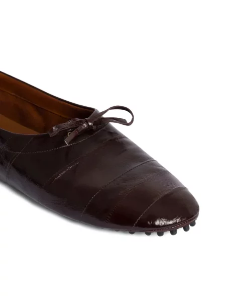Balerini Alberta Ferretti cu legături maro