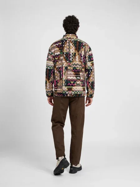 Fleece pattanás fleece melegítő felső Columbia nyomtatás