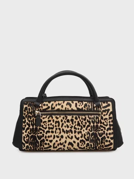 Кожаная сумка Guess с принтом