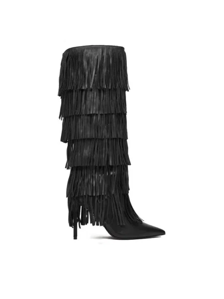 Kozačky Steve Madden černé