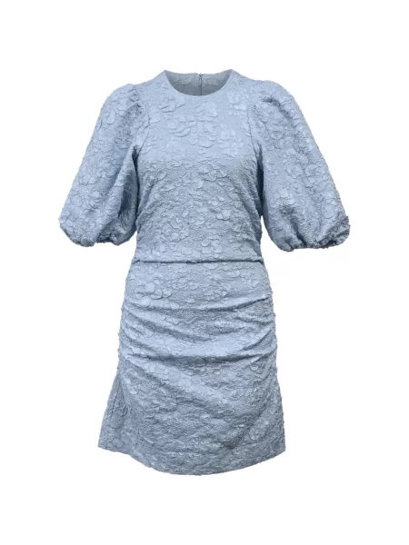 Rochie mini Ganni de costum albastru