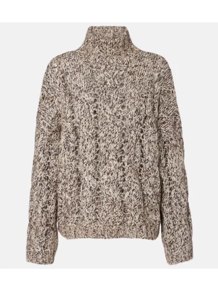 Heláncă Brunello Cucinelli de lână maro