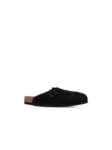 Sneakers Birkenstock Boston Soft Footbed Velvet Leather Black EUR 41 czarne