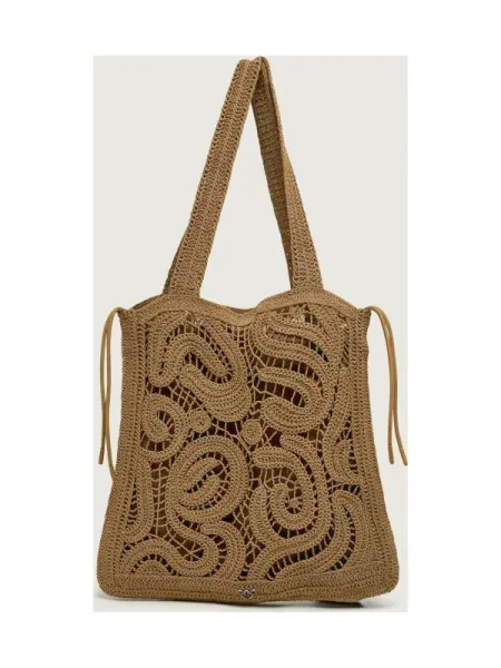 Geantă shopper Pinko maro