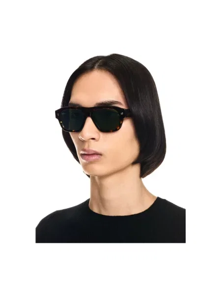 Okulary przeciwsłoneczne Off-white w geometryczne wzory retro białe
