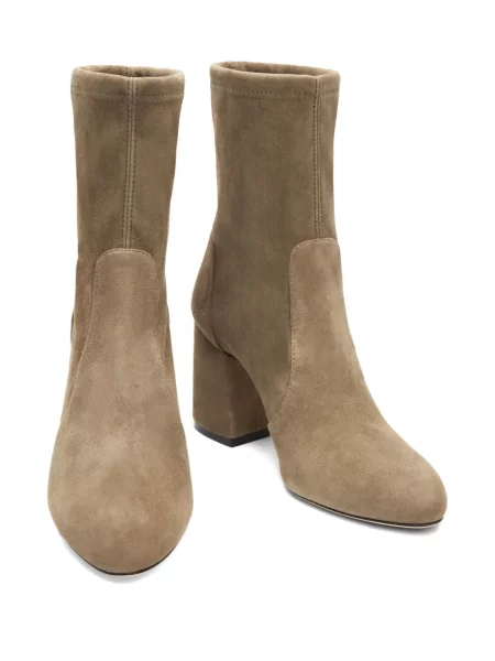 Cizme scurte Stuart Weitzman din piele de căprioară