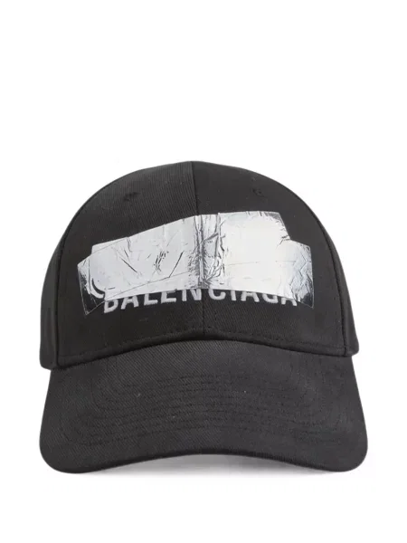Șapcă Balenciaga cu imagine negru