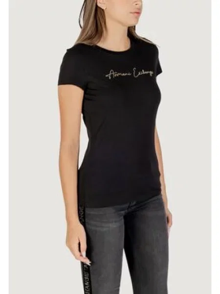 Armani Exchange T-shirt Casual Fit crna