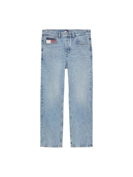 Jeansy straight leg Tommy Jeans niebieskie
