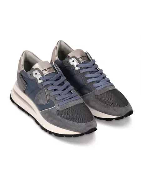 Sneakersy Philippe Model skórzane do biegania beżowe