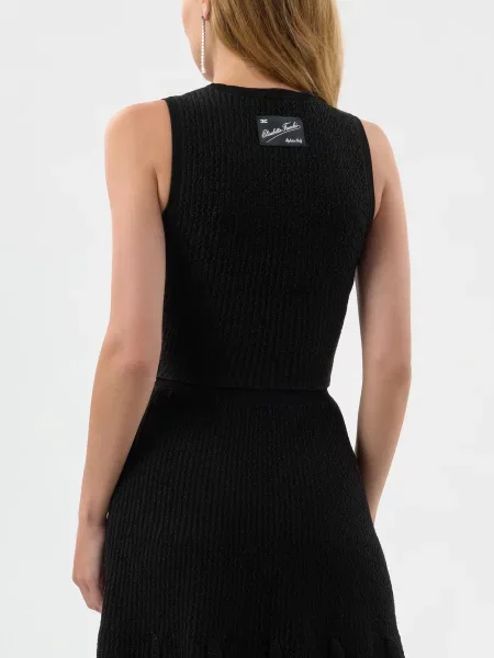 Топ Elisabetta Franchi чорний