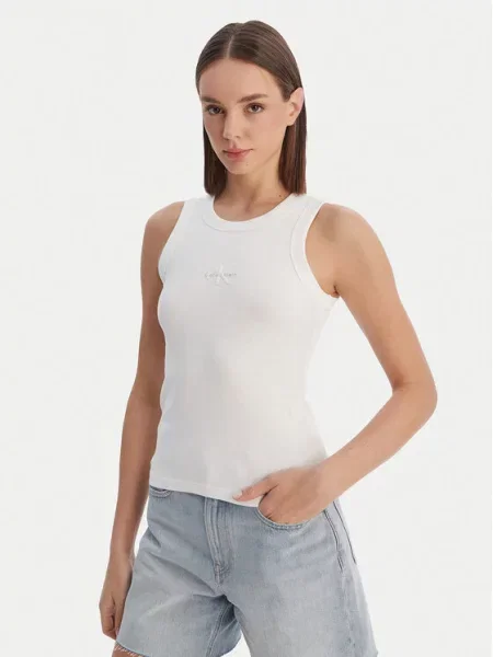 Top Calvin Klein Jeans bílý