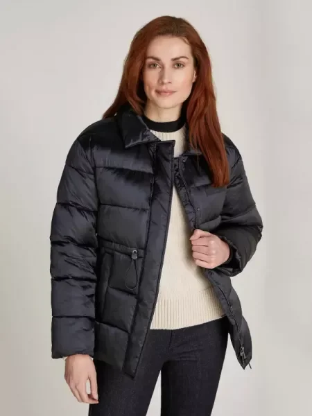 Calvin Klein De satin geacă negru