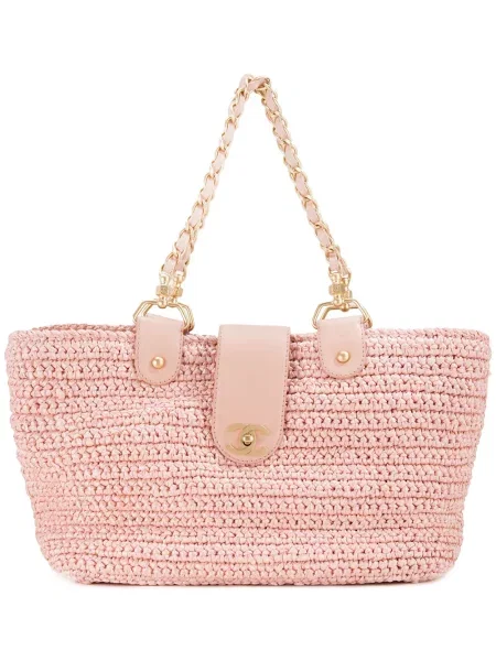 Náhrdelník Chanel Pre-owned růžový