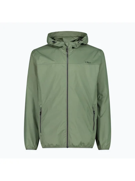 Мъжко яке за дъжд CMP Rain Fix Hood salvia зелено