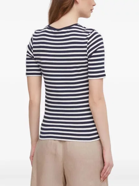 Tricou Gant cu dungi albastru