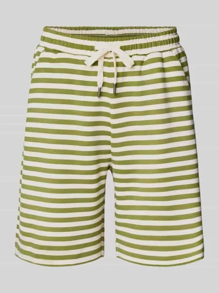 Szorty z elastycznym pasem model ‘BARNI’ Soyaconcept khaki