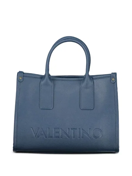 Shopper táska Mario Valentino autogrammal kék