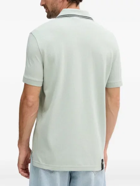 Gulerat tricou polo Armani Exchange verde