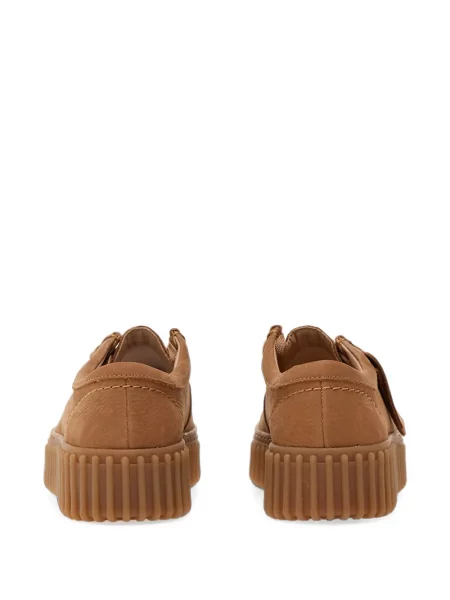 Mocasini Clarks cu platformă maro