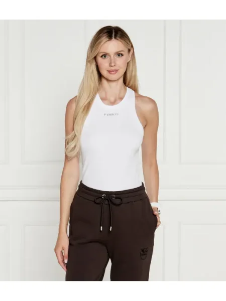 Top Pinko alb