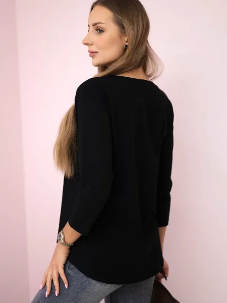 Bluză copii Kesi negru