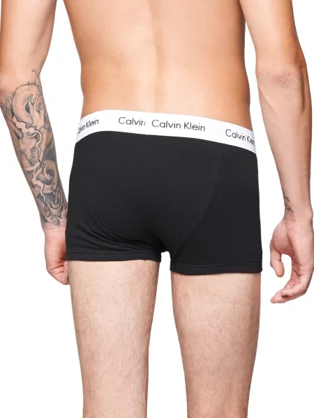 Džínsy Calvin Klein Underwear s nízkym pásom čierna