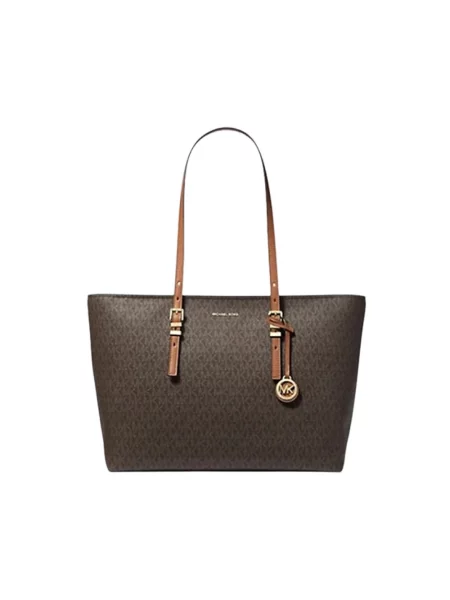 Torebka Michael Kors z logo brązowa