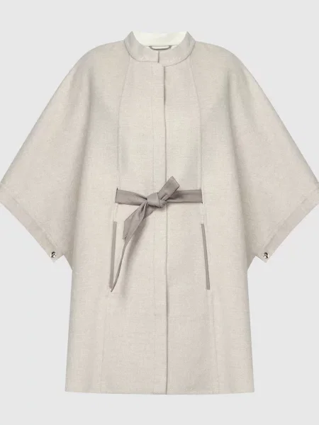 Вовняний светр Enrico Mandelli бежевий