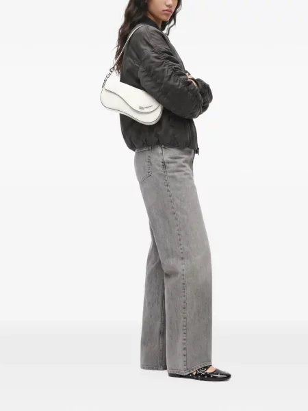 Geantă Karl Lagerfeld Jeans alb