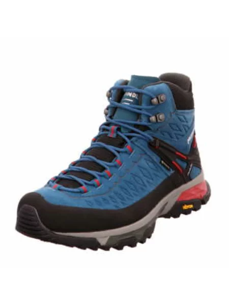 Buty trekkingowe Meindl skórzane niebieskie