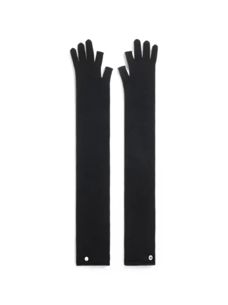 Mănuși Rick Owens tricotate negru