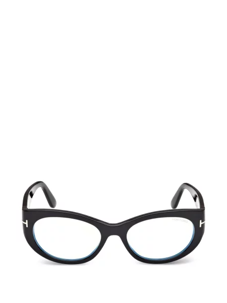 Okrugle sunčane naočale Tom Ford Eyewear crna