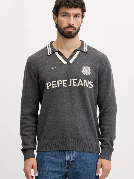 Pepe Jeans sweter szary