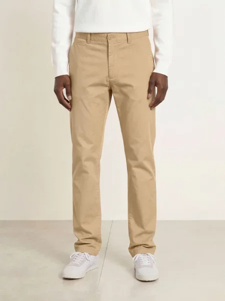 Lacoste Chino Kalhoty Slim Fit velbloudí