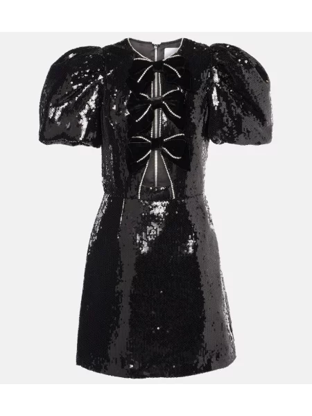 Rochie Rebecca Vallance cu funde negru