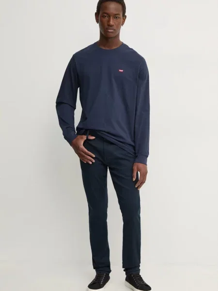 Majica z dolgimi rokavi Levi's® modra