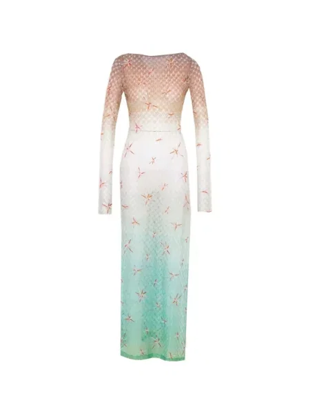 Lung rochie Missoni cu broderie