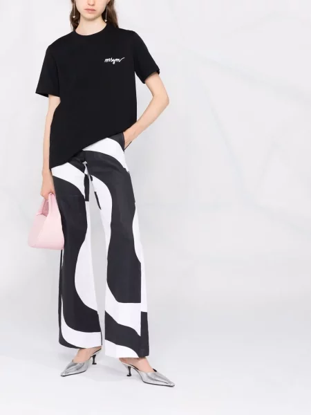 Marškinėliai Msgm juoda